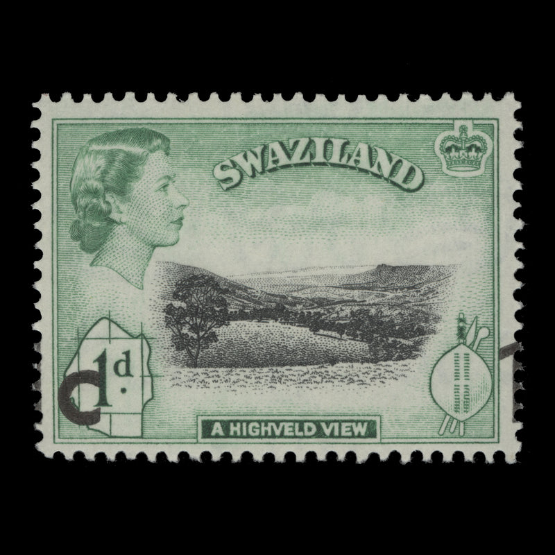 Swaziland 1961 (Variety) 1c/1d A Highveld View with surcharge shift