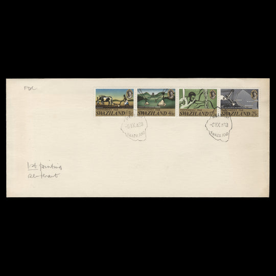 Swaziland 1968 Independence first day cover, MBABANE