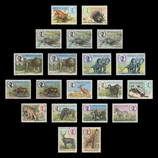 Swaziland 1969-75 (MNH) Wildlife Definitives