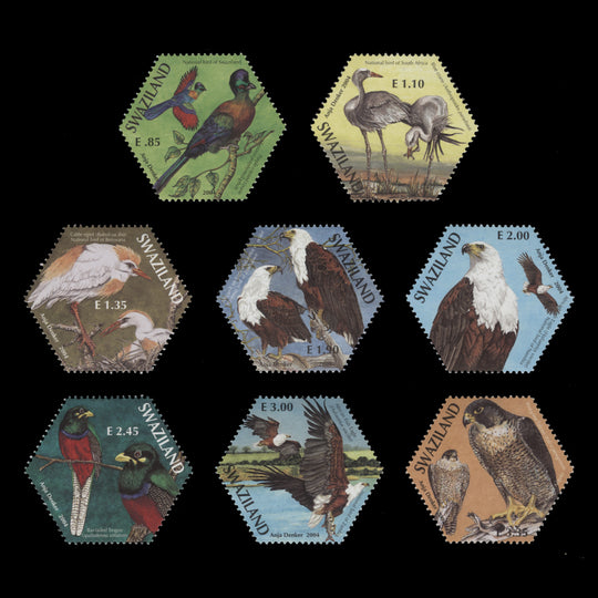 Swaziland 2004 (MNH) National Birds set