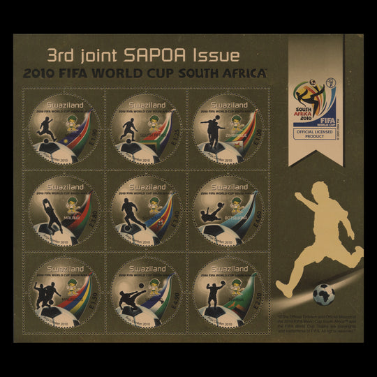 Swaziland 2010 (MNH) FIFA World Cup, South Africa miniature sheet