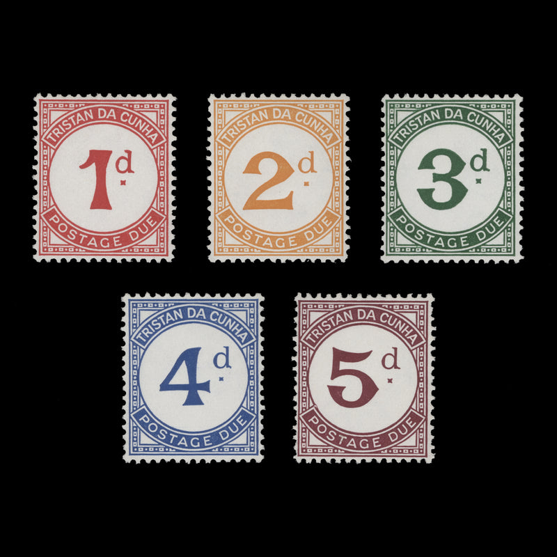 Tristan da Cunha 1957 (MNH) Postage Dues singles
