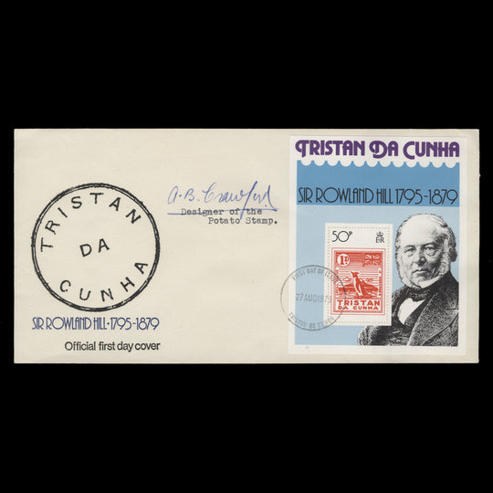 Tristan da Cunha 1979 Rowland Hill Death Centenary signed first day cover
