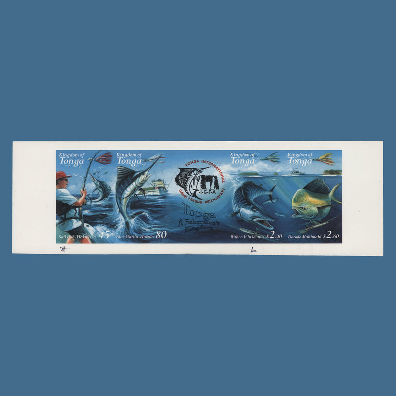 Tonga 2001 Game Fishing composite proof strip