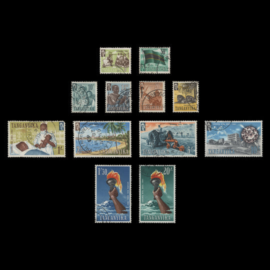 Tanganyika 1961 (Used) Definitives