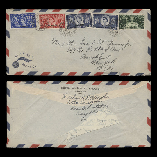 Tangier 1953 Coronation first day cover