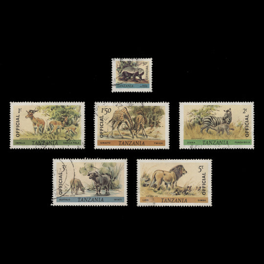Tanzania 1984-85 (Used) Wildlife Officials, Waddington