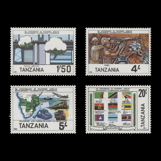Tanzania 1985 (MNH) SADCC Anniversary set