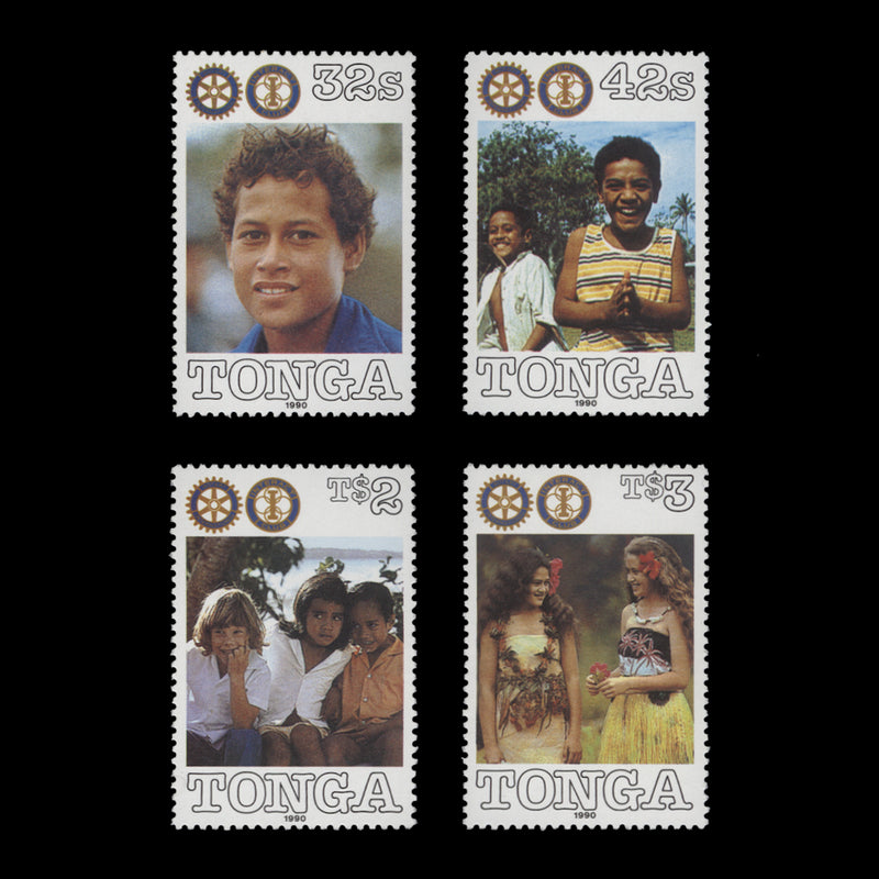 Tonga 1990 (MNH) Christmas/Rotary Interact Project set