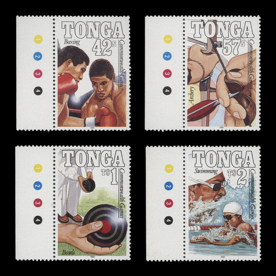 Tonga 1990 (MNH) Commonwealth Games, Auckland set