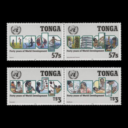 Tonga 1990 (MNH) UN Development Programme Anniversary set