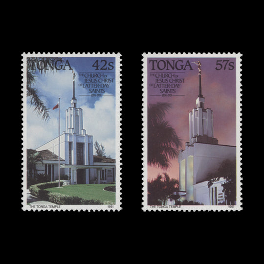 Tonga 1991 (MNH) Church of Latter Day Saints Centenary set