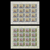 Tristan da Cunha 1971 (MNH) Island Families panes of 20 stamps