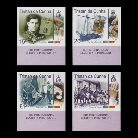 Tristan da Cunha 2007 Scouting Centenary imperf proofs