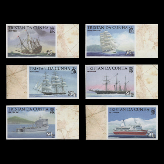 Tristan da Cunha 2009 Seafaring & Exploration imperf proofs