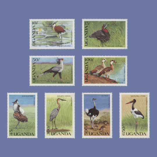 Uganda 1990 (MNH) Wild Birds set