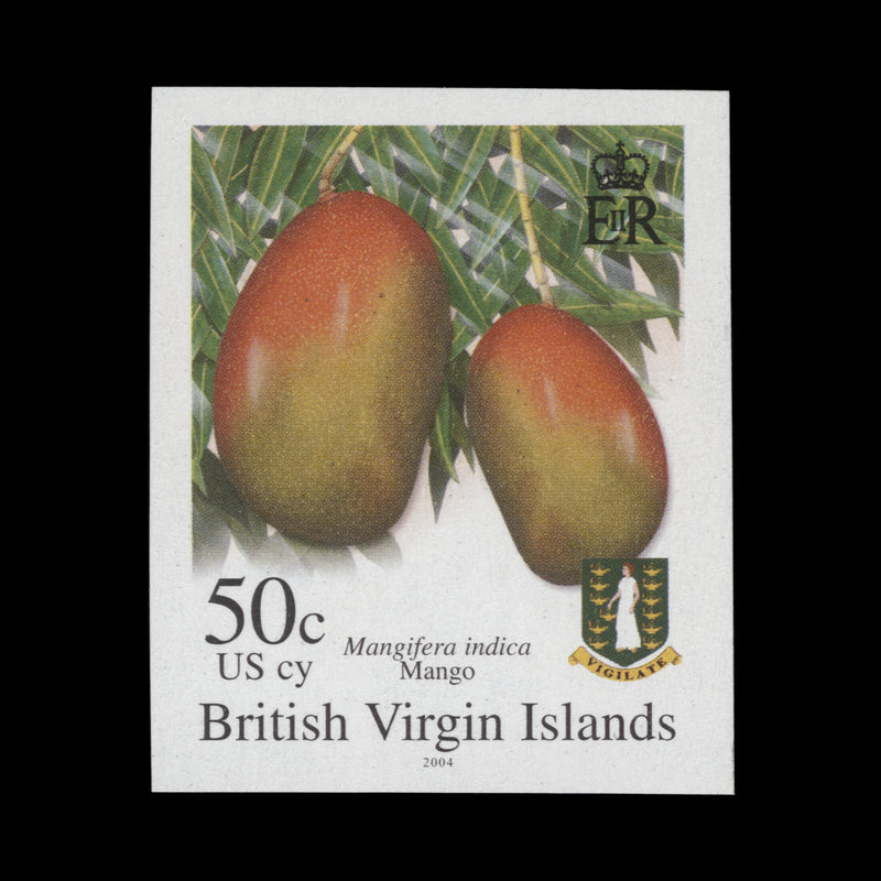 British Virgin Islands 2004 Mango imperforate proof single