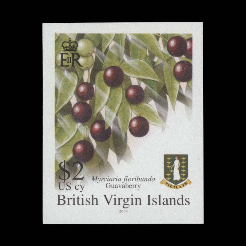 British Virgin Islands 2004 Guavaberry imperforate proof single