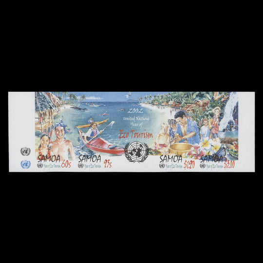 Samoa 2002 Eco Tourism Year imperf proof strip