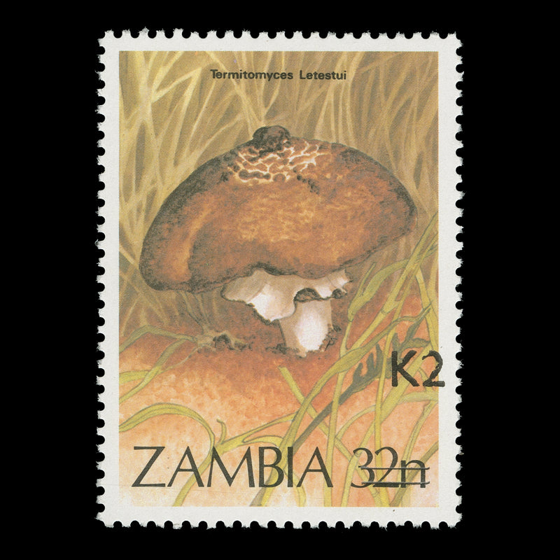 Zambia 1991 (MNH) K2/32n Termitomyces Letestui