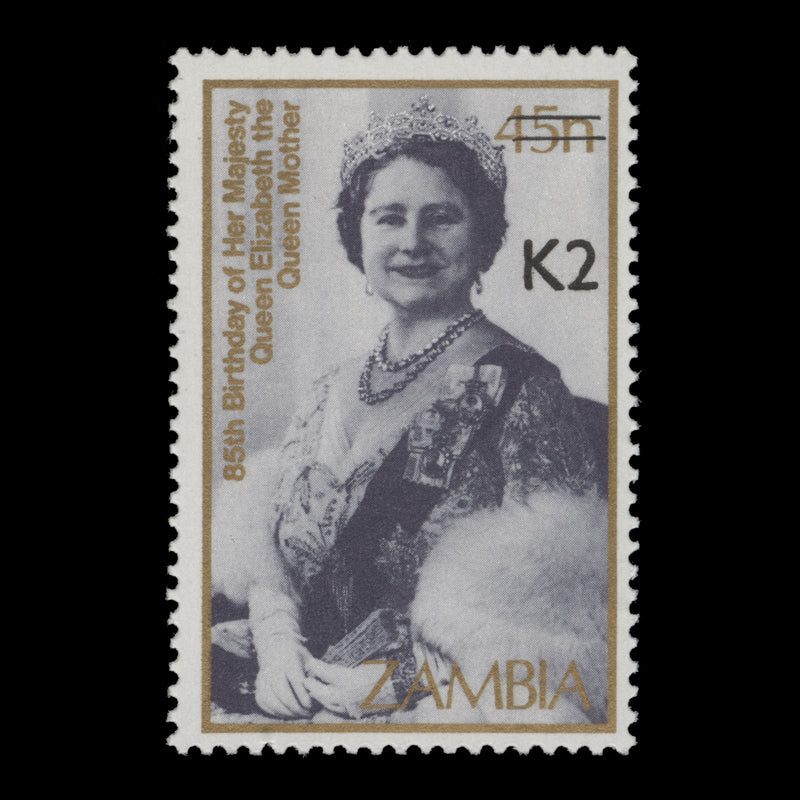 Zambia 1991 (MNH) K2/45n Life and Times of Queen Mother