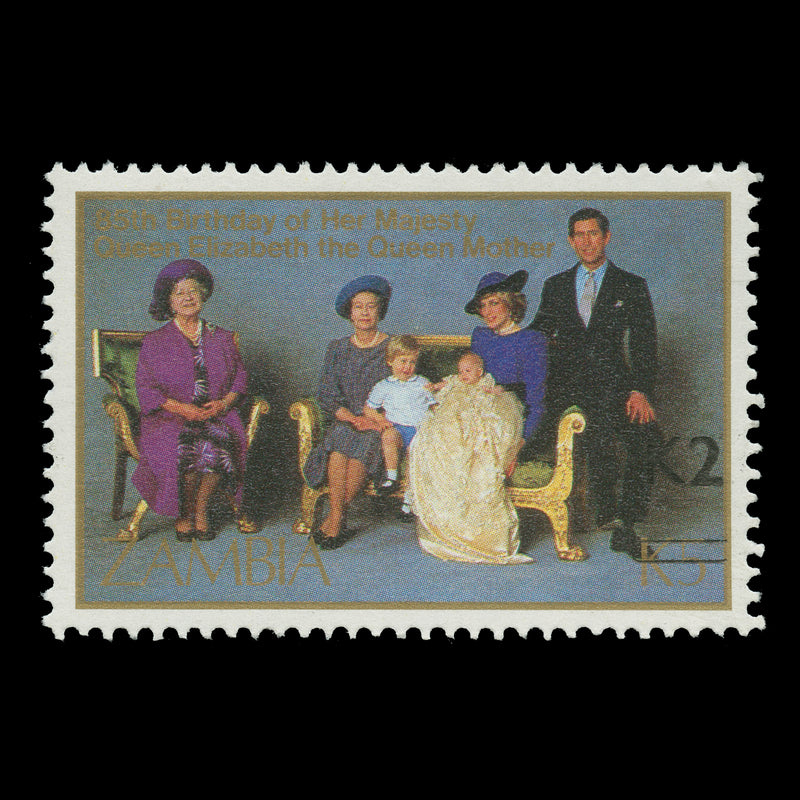 Zambia 1991 (MNH) K2/K5 Life and Times of Queen Mother