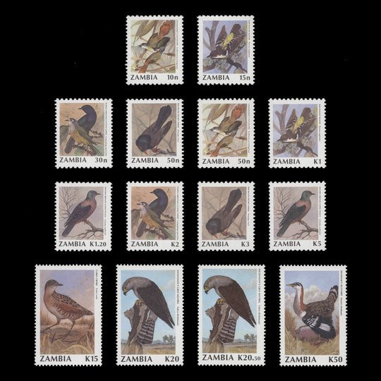 Zambia 1990-91 (MNH) Birds definitives