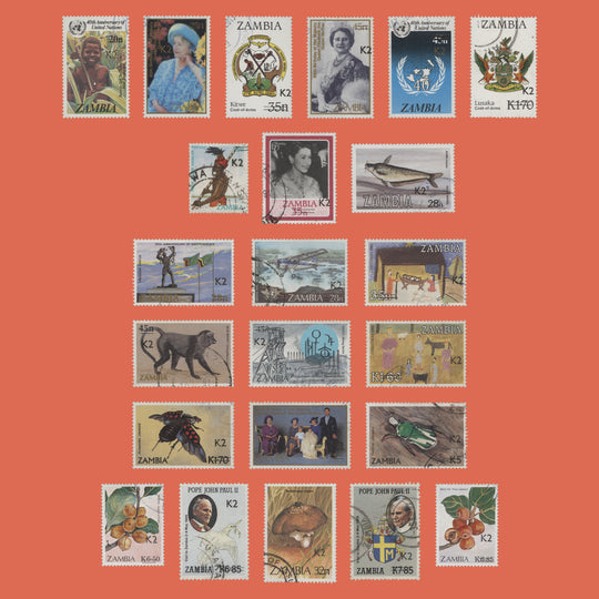 Zambia 1991 (Used) Provisionals, 5 July