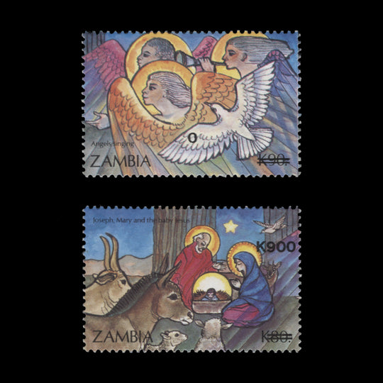 Zambia 1996 (MNH) Christmas provisionals
