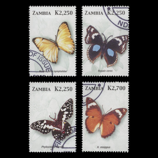 Zambia 2005 (Used) Butterflies & Moths set