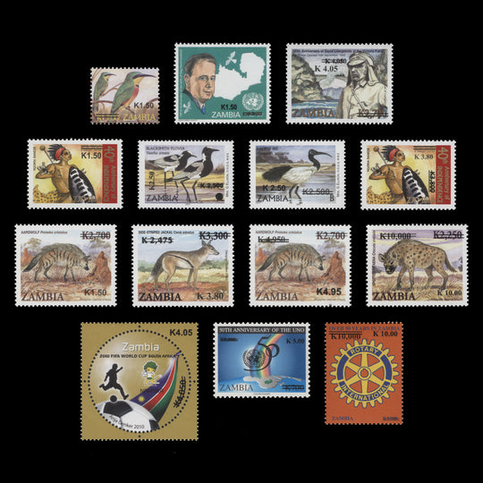 Zambia 2013 (MNH) Provisionals, 25 July