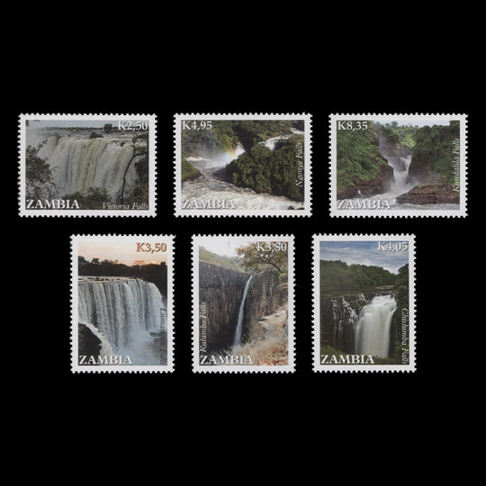 Zambia 2014 (MNH) Waterfalls set