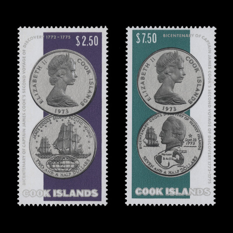 Cook Islands 1974 (MNH) Bicentenary of Captain Cook's Second Voyage