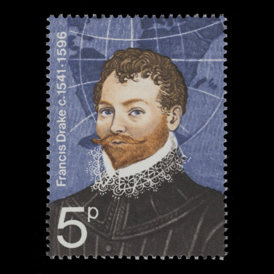 Great Britain 1973 (Variety) 5p British Explorers missing gold