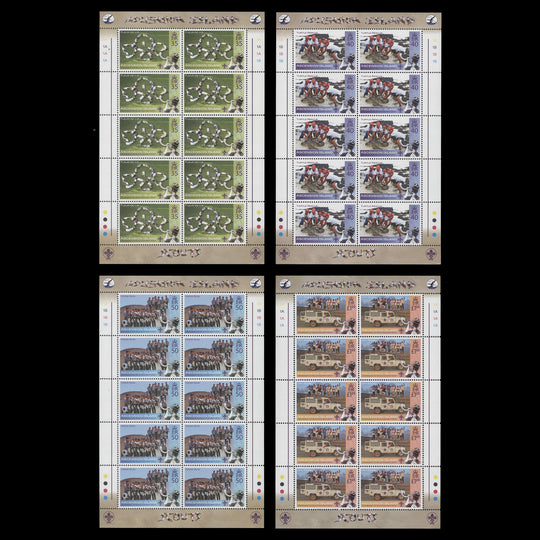 Ascension 2007 (MNH) Scouting Centenary sheetlets