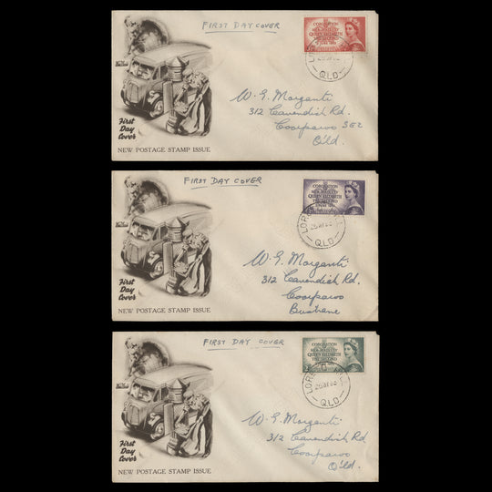 Australia 1953 Coronation first day covers, LORETO HILL