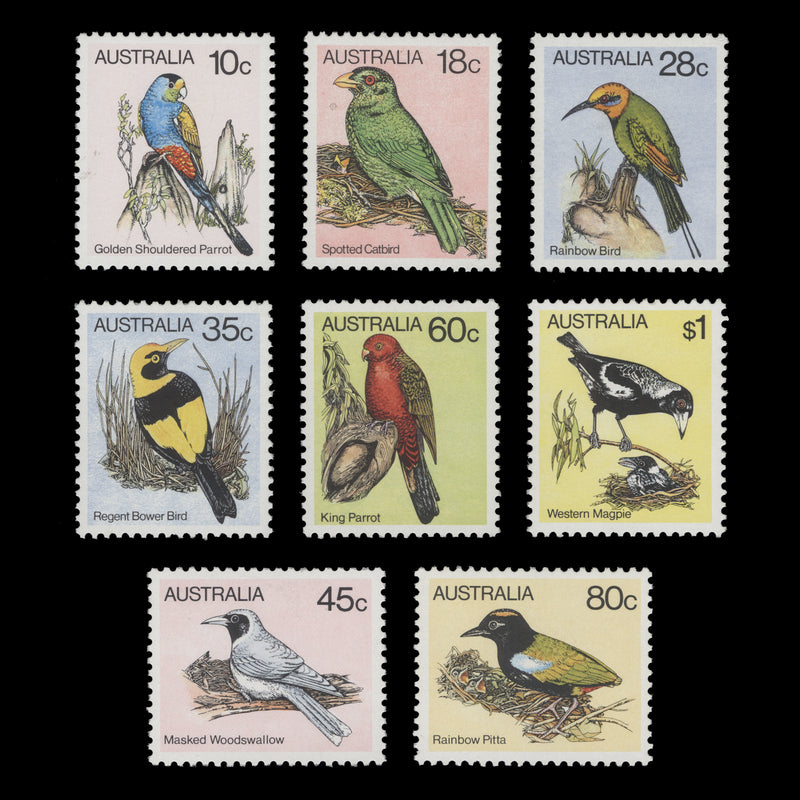 Australia 1980-82 (MNH) Birds Definitives, Asher & Co