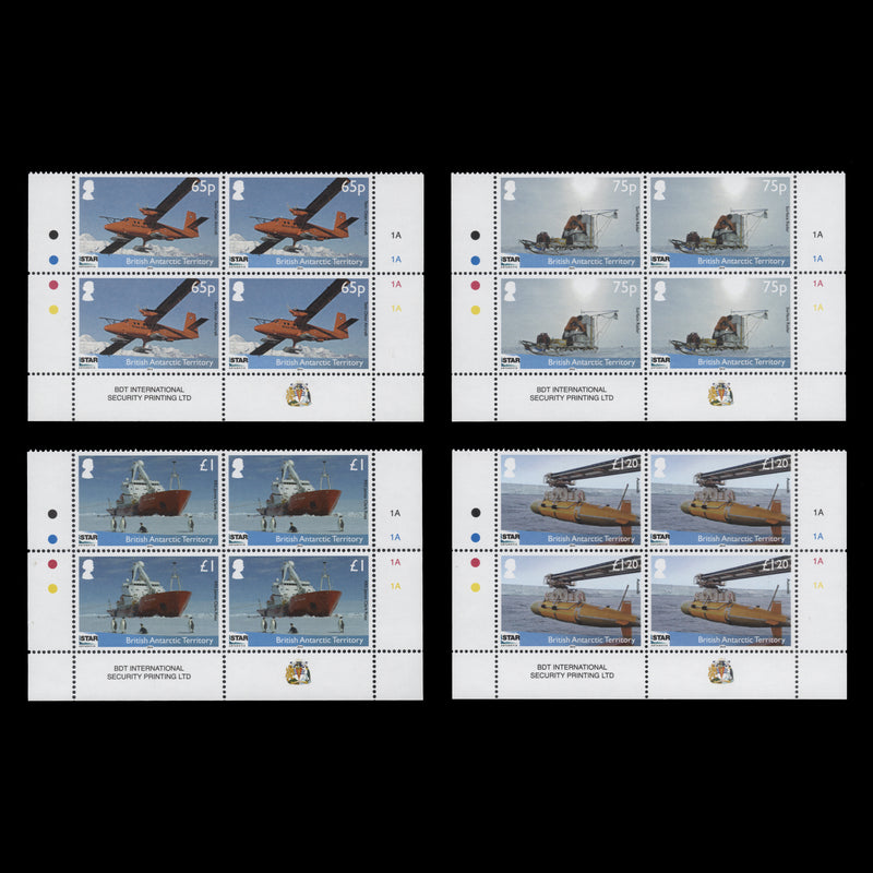 BAT 2014 (MNH) Ice Sheet Stability Study plate blocks