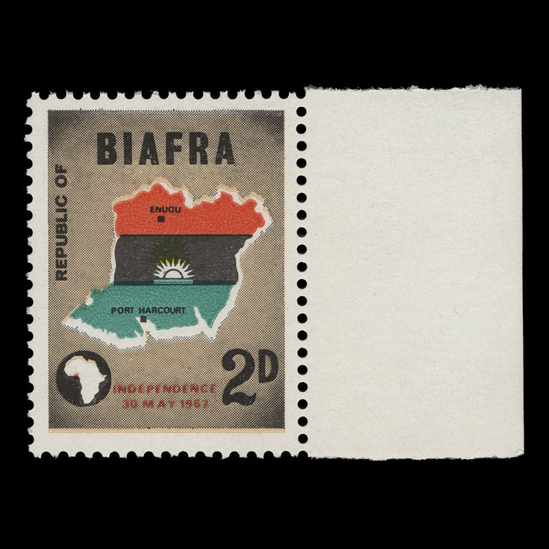 Biafra 1968 (Variety) 2d Independence with yellow shift