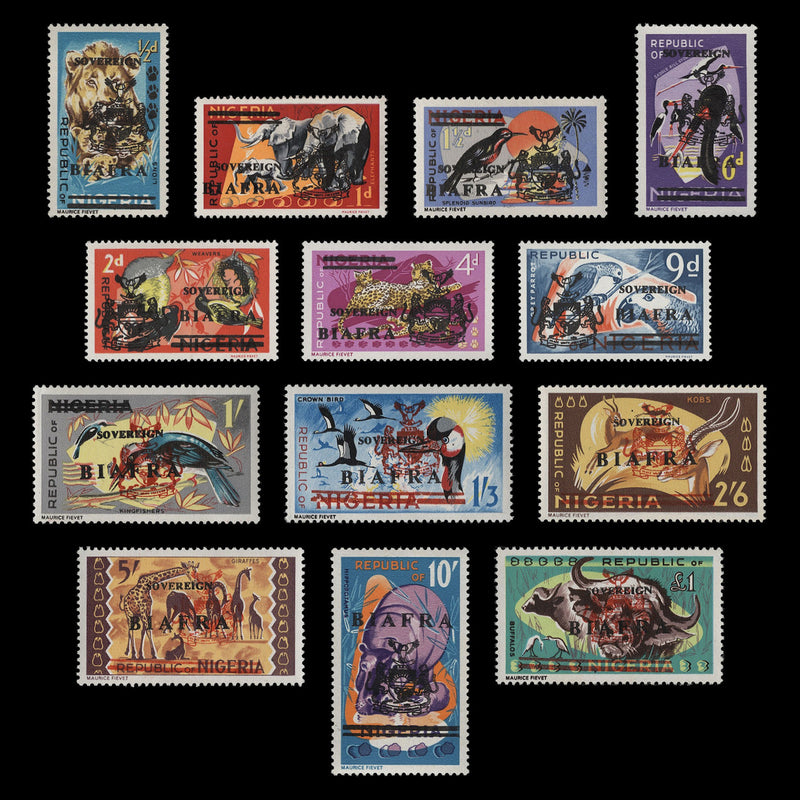 Biafra 1968 (MNH) Wildlife Provisional