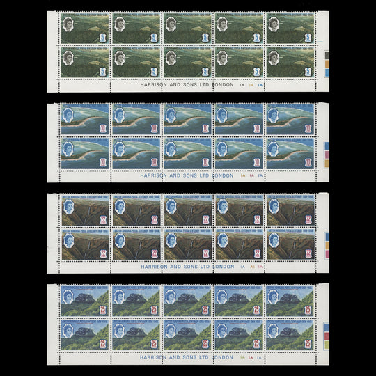 British Honduras 1966 (MNH) Stamp Centenary imprint/plate blocks