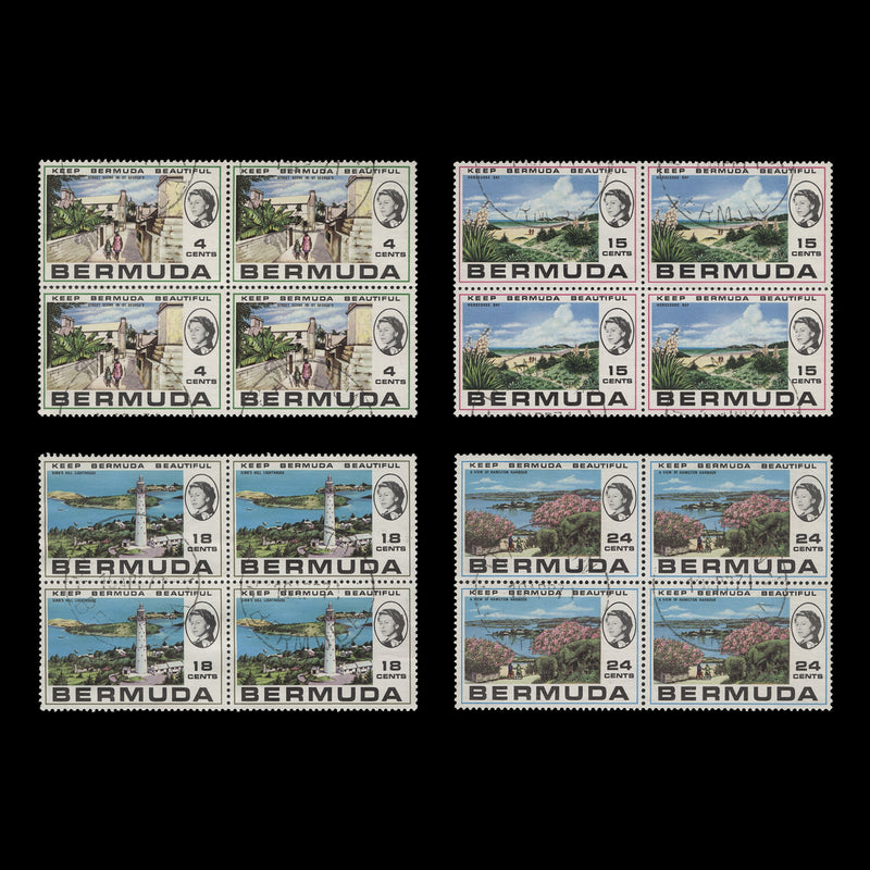 Bermuda 1971 (Used) Keep Bermuda Beautiful blocks