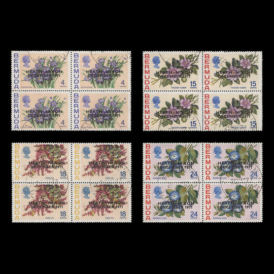 Bermuda 1971 (Used) Anglo-American Talks blocks