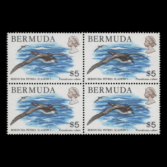 Bermuda 1978 (MNH) $5 Cahow block