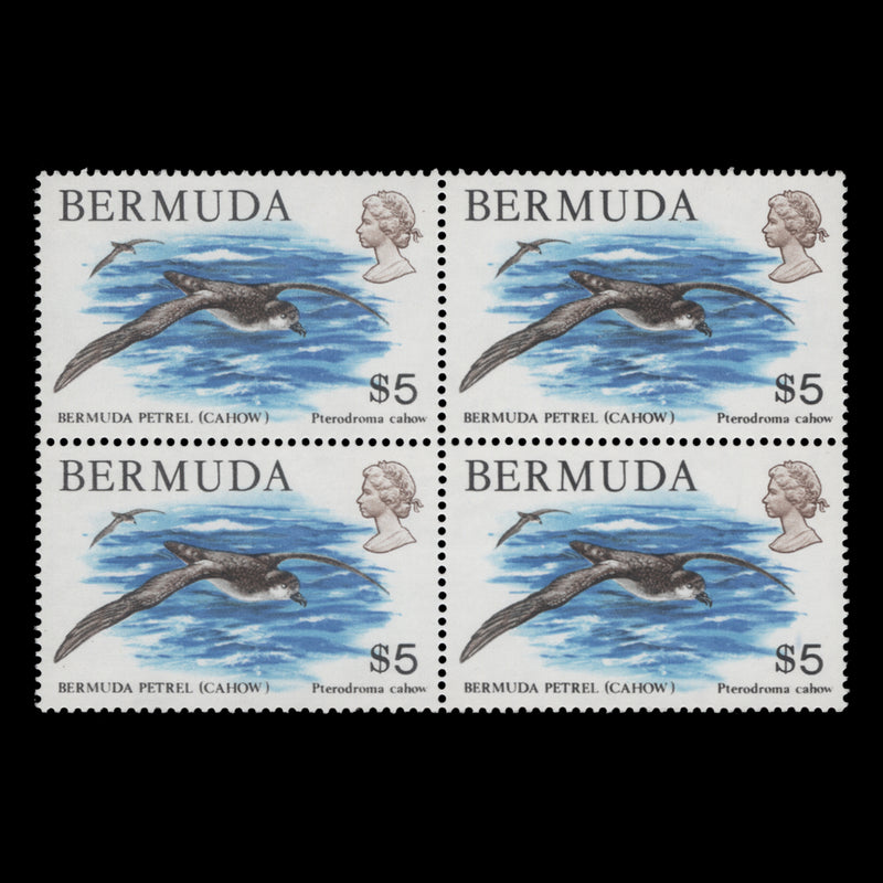Bermuda 1978 (MNH) $5 Cahow block