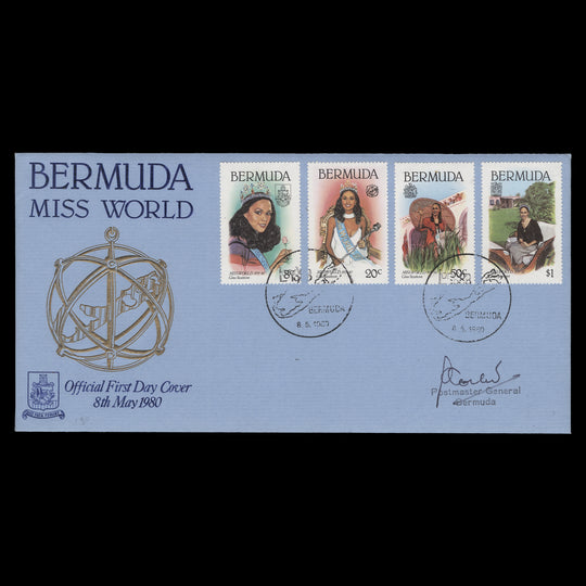 Bermuda 1980 Miss World first day cover