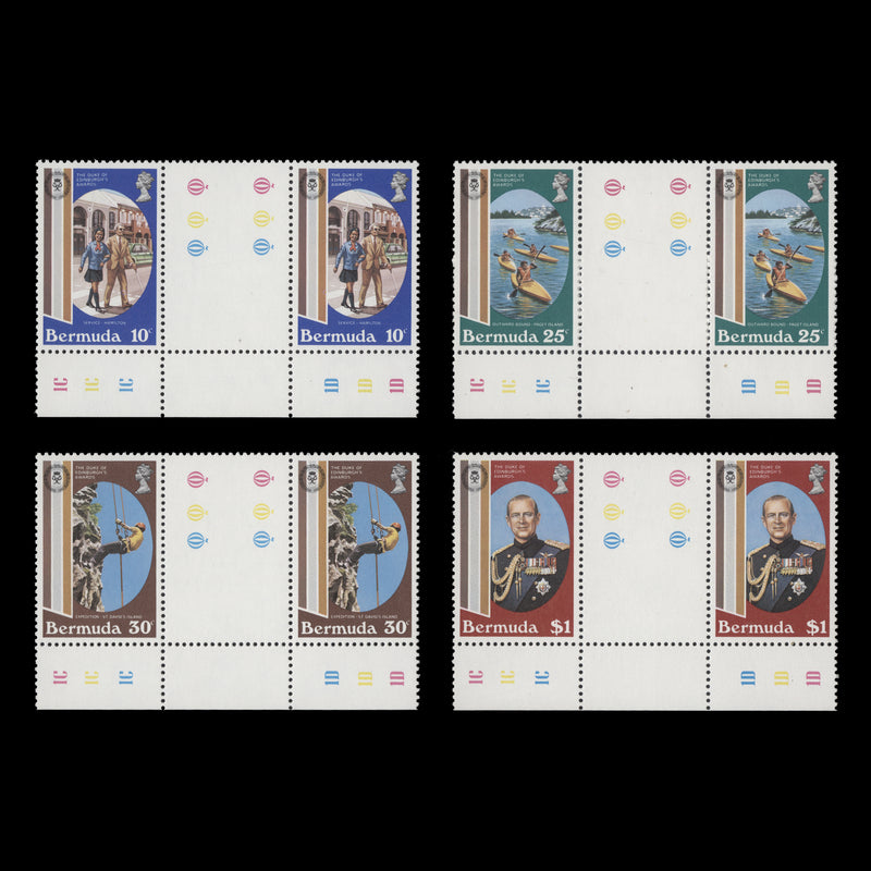 Bermuda 1981 (MNH) Duke of Edinburgh Award Scheme gutter pairs