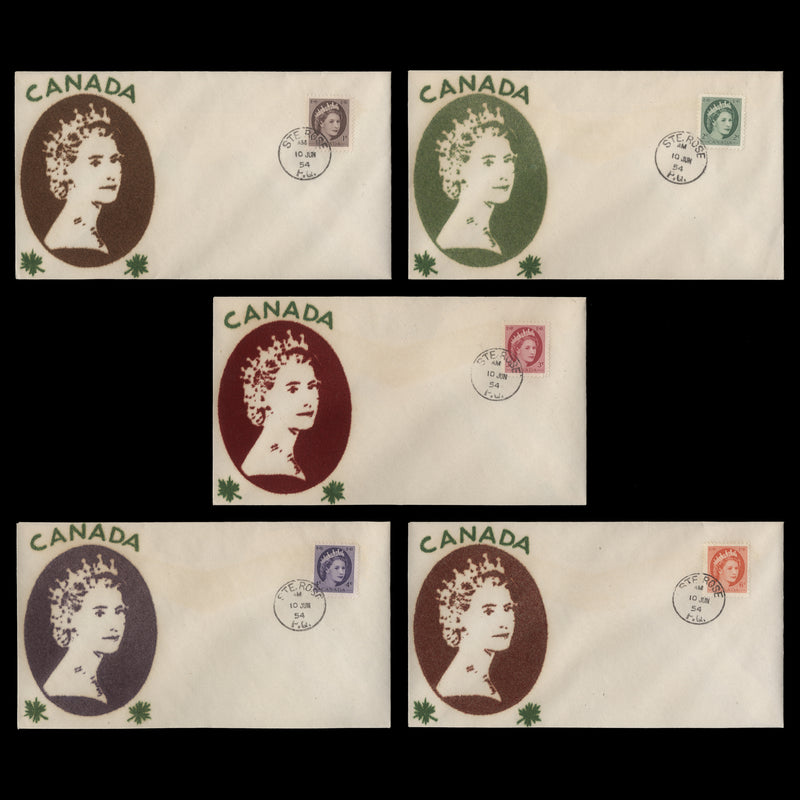 Canada 1954 Definitives first day covers, STE ROSE