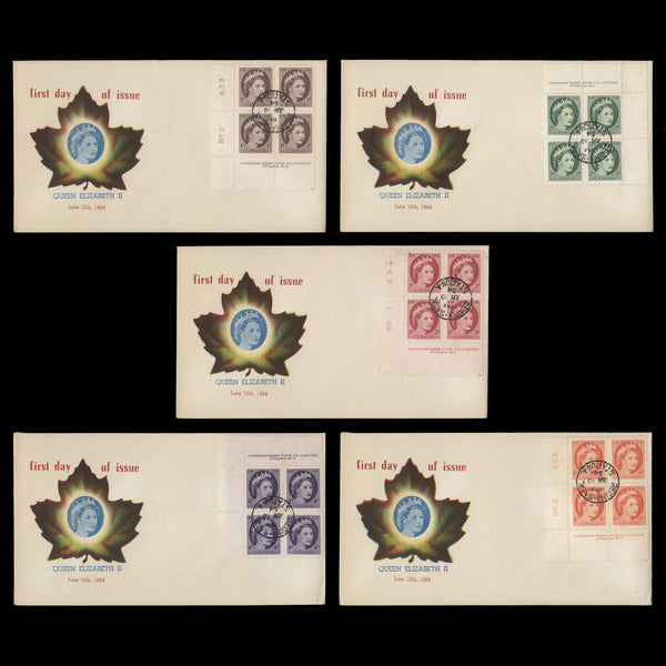 Canada 1954 Definitives first day covers, REGINA