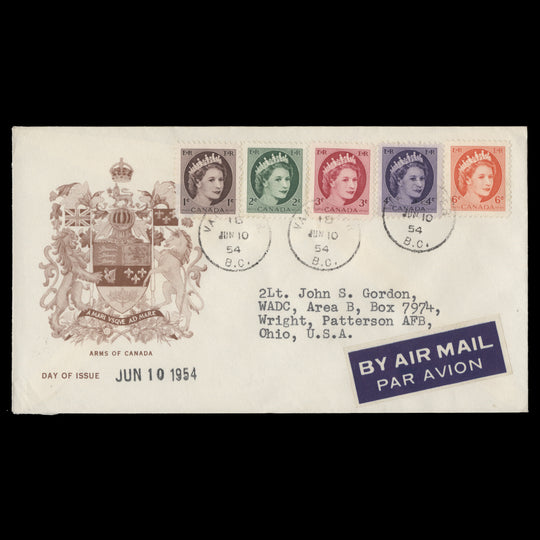 Canada 1954 Definitives first day cover, VANCOUVER